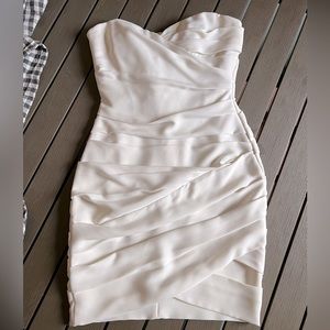 BCBG Max Azria white sweetheart neckline dress size 0. Prom? Event? Wedding?